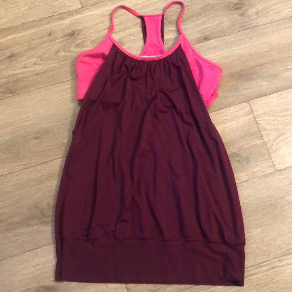 Lululemon No Limits Tank with Built-in Bra - Pink